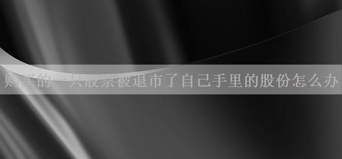 购买的一只股票被退市了自己手里的股份怎么办