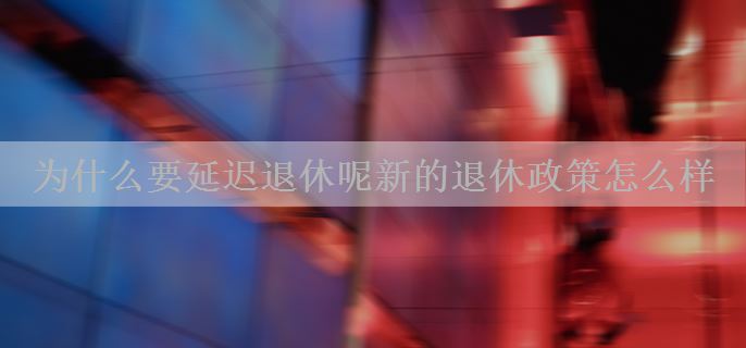 为什么要延迟退休呢新的退休政策怎么样