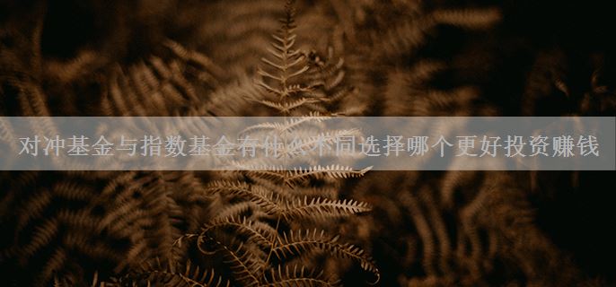 对冲基金与指数基金有什么不同选择哪个更好投资赚钱